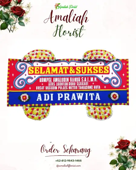 Papan Bunga Ucapan Selamat Glenmore